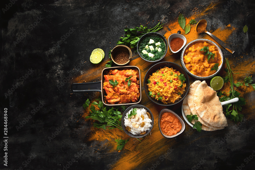 Indian Spices Background